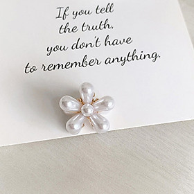 Kẹp tóc càng cua đính ngọc mẫu 1 KAH185