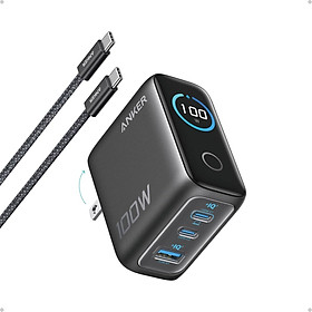 Mua Củ sạc Anker 2C1A 100W Xám đen (Dark Gray) B121B - Hàng Chính Hãng
