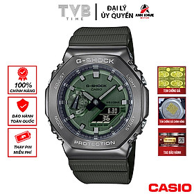 Hình ảnh Đồng hồ nam dây nhựa Casio G-Shock chính hãng GM-2100B-3ADR