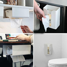 Mua Hộp đựng khăn giấy dán tường tiện lợi nhà bếp  nhà tắm  bàn làm việc -Z1
