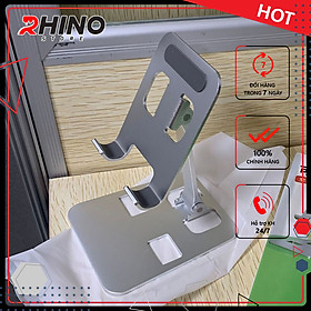 Giá đỡ, kệ đỡ điện thoại Rhino KP902 bằng thép để bàn tiện lợi có thể gấp gọn - Hàng chính hãng