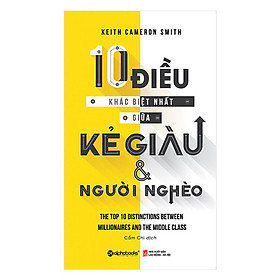 Hình ảnh Bài Học Kinh Doanh - 10 Điều Khác Biệt Nhất Giữa Kẻ Giàu Và Người Nghèo (Tái Bản 2018)