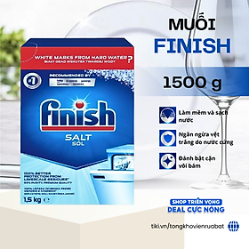 Muối rửa chén finish dishwasher salt 1,5kg ptt017383