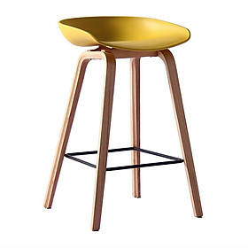 Mua Ghế Bar Mallis Chân Thép Sơn Giả Gỗ