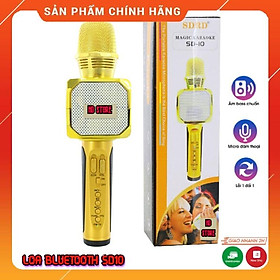 Mua Micro Karaoke Bluetooth SD-10 Mic Hát Cầm Tay Loa Không Dây Âm Thanh Tuyệt Vời Mini Hát Hay Đa Năng Có Ghi Âm