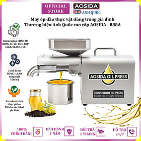 Mua Máy ép dầu thực vật nóng và lạnh thương hiệu cao cấp AOSIDA 888A - Công suất cực đại: 1000W - Hàng Nhập Khẩu