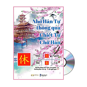 Sách-Combo:Nhớ Hán Tự Thông Qua Chiết Tự Chữ Hán+ Siêu trí nhớ chữ hán Tập 1 + Tập 2 + Tập 3+DVD Tài liệu