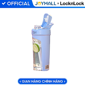 Bình nước nhựa tritan thể thao 780ml LocknLock màu Xanh ABF865BLU, Hàng chính hãng, có quai cầm, ống hút silicone - JoyMall
