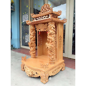 Mua Bàn thờ ông địa mái chùa H68 - Đồ Gỗ Mạnh Hùng