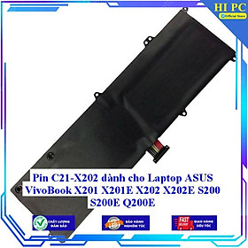 Pin C21 X202 dành cho Laptop ASUS VivoBook X201 X201E X202 X202E S200 S200E Q200E - Hàng Nhập Khẩu