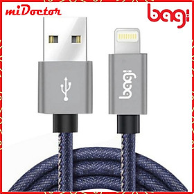 Mua Cáp Sạc Nhanh Cao Cấp Bagi MFI S100 Dài 1m Dành Cho IPhone IPad - Hàng Chính Hãng