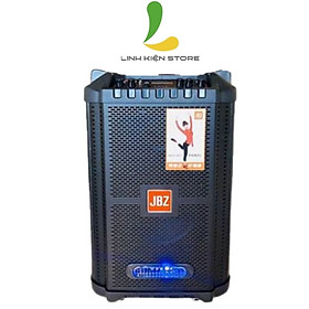 Mua Loa Kéo di động JBZ 0806 - Loa bluetooth thùng gỗ kết hợp nhựa ABS cao cấp  kết nối nhanh chóng  công suất mạnh mẽ 300W kèm micro không dây hát karaoke siêu chất lượng - Hàng nhập khẩu