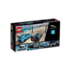 Mô hình đồ chơi lắp ráp LEGO SPEED CHAMPION Xe Formula E Panasonic Jaguar Racing GEN2 & I-PACE eTROPHY 76898 ( 565 Chi tiết )