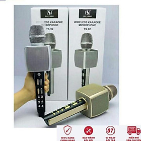 Mua Mic Hát Karaoke cao cấp Su-YoSD YS-92   micro karaoke bluetooth Loại 1  To  BH 6 tháng   bass trầm ấm