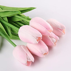 Mua Hoa Tulip giả trang trí nhà cửa  cửa hàng   làm đạo cụ chụp ảnh nhiều màu