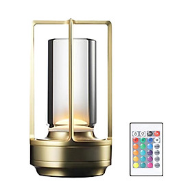 Touch Control Table Lamp Remote Control Modern RGB 16 Colors NightStand Lamp