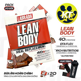 Set 20 Gói Lean Body MRP từ Labrada - Bữa ăn thay thế hoàn chỉnh