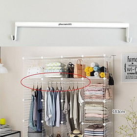 Mua Thanh Treo Quần Áo Cho Tủ Nhựa Và Tủ Lưới Lắp Ghép  Móc Treo Tủ Quần Áo Dài 35Cm