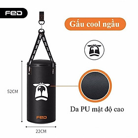 Bao đấm,bao cát boxing treo xà cho bé FED-XM0115 phản xạ da PU bền đẹp