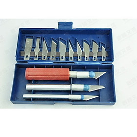 Bộ dụng cụ dao khắc cầm tay đa năng 13 chi tiết ( Tặng kèm miếng thép sửa chữa 11in1 )