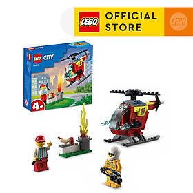 LEGO City 60318 Trực thăng cứu hỏa 53 chi tiết