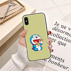 Ốp lưng điện thoại Iphone X viền silicon dẻo TPU  hình Doremon Dễ Thương - Hàng chính hãng