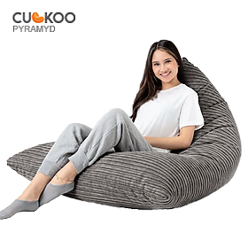 Mua Ghế lười CUCKOO Kim tự tháp (Pyramyd) đã làm đầy hạt xốp - Vải Corduroy (Nhung gân