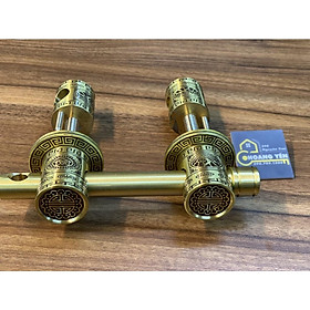 Mua Bộ khóa trùy đồng chữ thọ  đấm chùy đồng  then trùy thọ màu rêu phi 38 