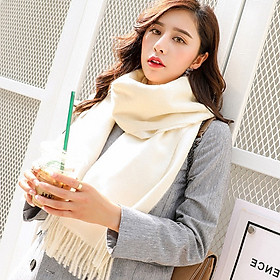 Khăn len choàng cổ nam nữ, khăng quang cổ CASHMERE chất liệu len dạ mềm mịn quảng châu nhiều màu