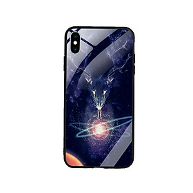 Ốp Lưng Kính Cường Lực cho điện thoại Iphone Xs Max - Deer 02