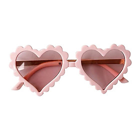 2-10pack Kids Boys Girls Plastic Sunglasses Heart Shaped Eyeglasses UV400 Pink