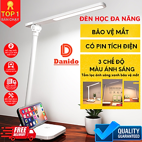 Mua Đèn bàn học LED USB di động cao cấp có thể gập hai chỗ – Đèn đa năng 03 chế độ ánh sáng vàng bảo vệ mắt chống cận - Hàng Chính Hãng D Danido