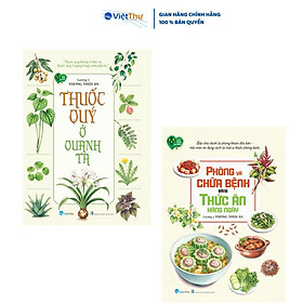 Combo 2 quyển: phòng và chữa bệnh bằng thức ăn hàng ngày, thuốc quý ở quanh ta - lương y vương thừa Ân - VT - 