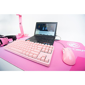 Mua Lót Di Chuột Màu Hồng E-DRA EMP901 Khổ Rộng 90*40cm - Pad Di Chuột Màu Pink - Hàng Chính Hãng