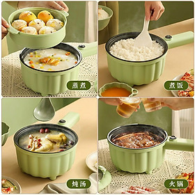 Mua Ca Nấu Mì  nồi lẩu điện hình bí ngô xửng hấp đa năng - giao mầu ngẫu nhiên