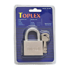 Mua Ổ khóa TOPLEX 1205-50 mm cao cấp  khóa an toàn  chống chìa giả  chất liệu hợp kim thép  lõi hợp kim đồng