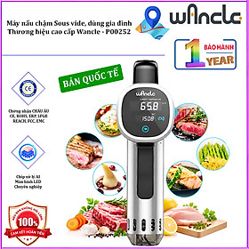 HÀNG CHÍNH HÃNG - Máy nấu chậm Sous vide, dùng cho gia đình. Thương hiệu cao cấp Wancle - P00252