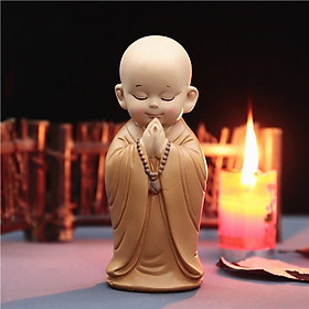 Mua Tượng Chú Tiểu Vàng Dễ Thương Mini