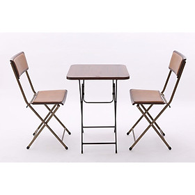 Mua Bộ bàn ghế cafe nệm da NMT164 (1 bàn + 2 ghế)