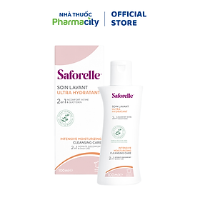 Dung dịch vệ sinh tăng cường dưỡng ẩm Saforelle chiết xuất lô hội (100ml)