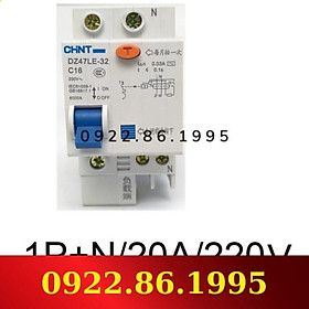 Mua HàngNeW Chint Aptomat chống dò NXBLE-32 chống giật điện RCBO 1P+N mới