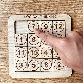 Trò Chơi Giải Đố Ghép Số Luyện Tư Duy Logic Làm Bằng Gỗ Tự Nhiên