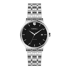 ĐỒNG HỒ TOPHILL TA039G.S1152 Dây và vỏ thép 316L, máy pin, kính sapphire