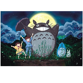 Tranh ghép hình 1000 mảnh gỗ - Totoro đêm