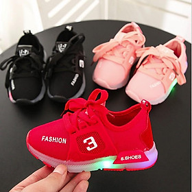 ️ Giày thể thao cho bé,giày thể thao có đèn led, giày chống trượt cho bé, giày thoáng khí 21197