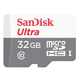 Thẻ Nhớ microSDHC SanDisk Ultra 32GB UHS-I - 80MB/s - Hàng Nhập Khẩu