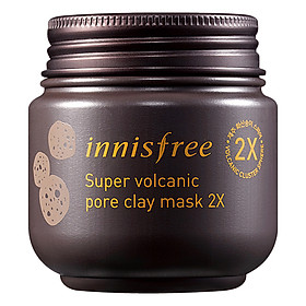 Siêu Mặt Nạ Chăm Sóc Lỗ Chân Lông Innisfree Super Volcanic Pore Clay Mask 2X (100ml)