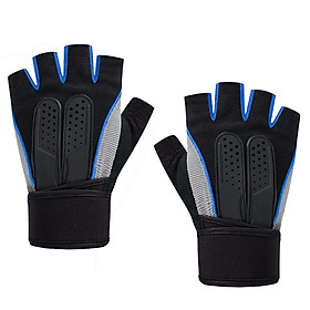 Mens Cycling Gloves, Half Finger Biking Gloves Gel Pad Shock-Absorbing Anti-Slip Breathable Motorcycle Mountain Bike Gloves Unisex