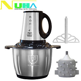 Máy xay thịt 550W Ladomax HA-336 cối inox 304 dung tích 3L, tặng kèm lồng đánh trứng và dụng cụ lột tỏi-Hàng chính hãng