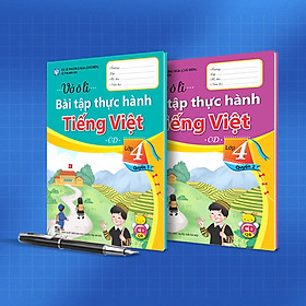 Sách - Bộ vở ô li Bài tập thực hành Tiếng Việt Cánh Diều lớp 4 - (Bộ Cánh Diều 2 quyển )